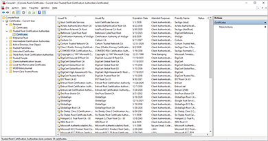 Fix The Issue of Missing “Manage Private Key” Option in Security Certificates