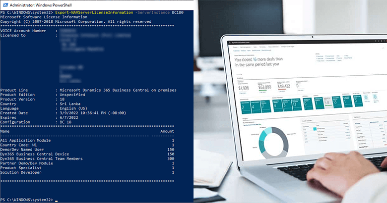 How to View License Information in Dynamics D365 Business Central On-Premise