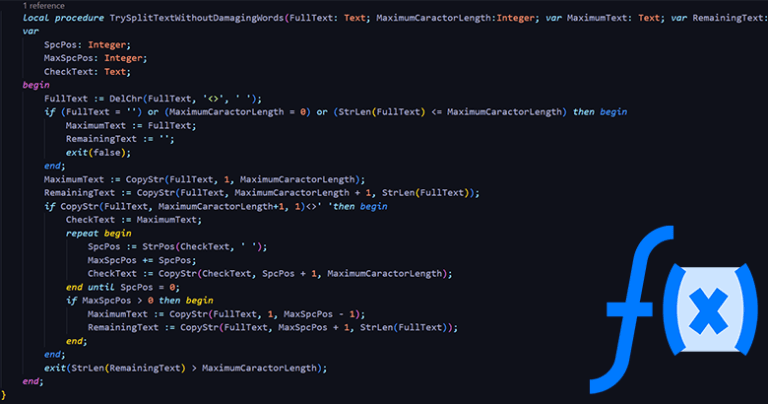 Function for Split Text With Maximum Characters Without Damaging Words ...