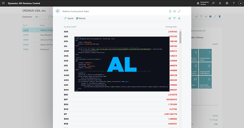 How to call a REST API GET request in AL Business Central (Making a real-time currency exchange rates viewer)