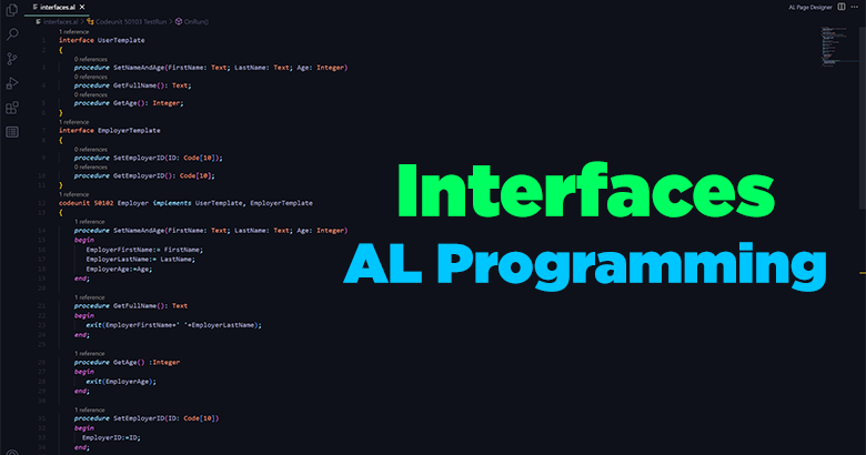 Interfaces in AL programming - OOP concepts in Business Central